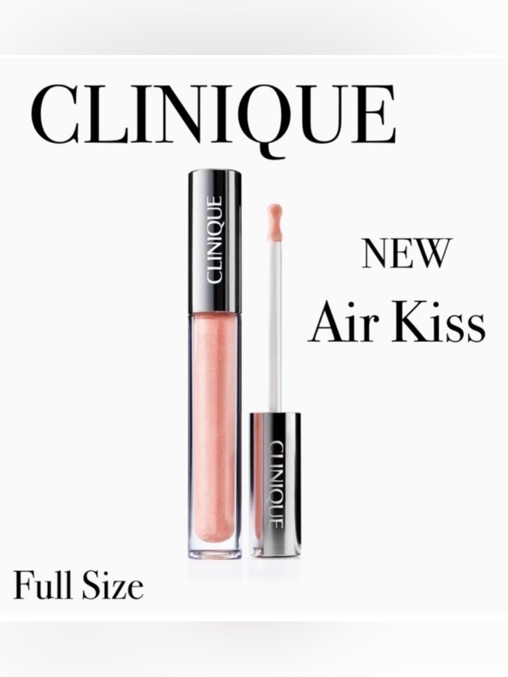 Clinique Lip Gloss “AIR KISS” 💋🆕💋 Full Size Clinique Pop Lipgloss “Air Kiss”